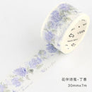Candy Poetry The Flower Collection Masking Tape Sets