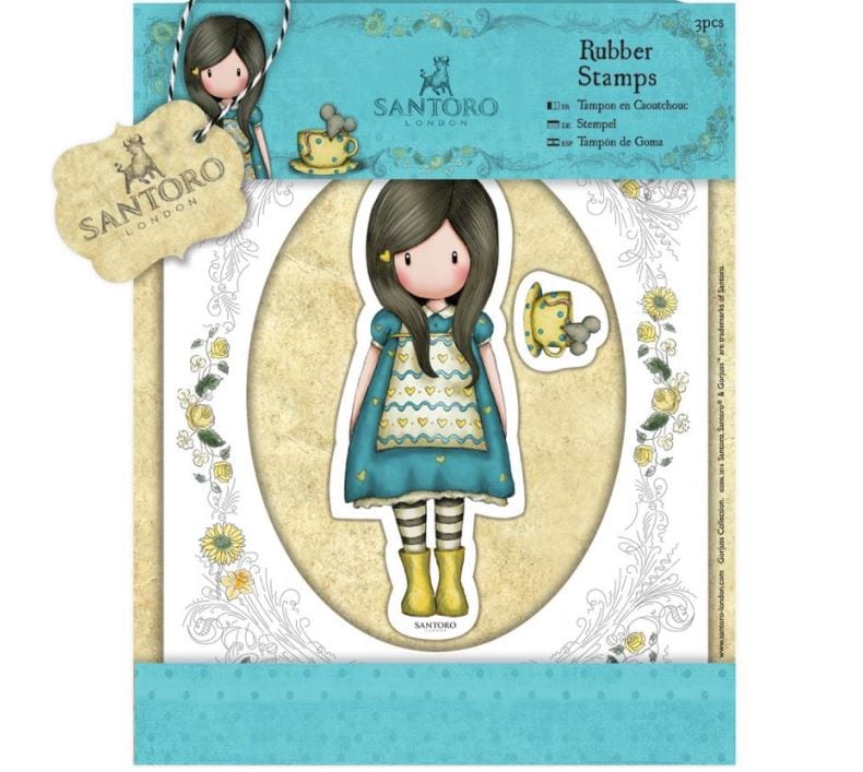 Gorjuss The Little Friend Santoro Rubber Stamp