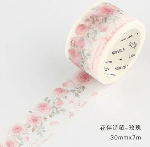 Candy Poetry The Flower Collection Masking Tape Sets
