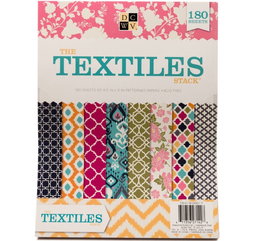 Recollections Textiles Paper Pad 8.5