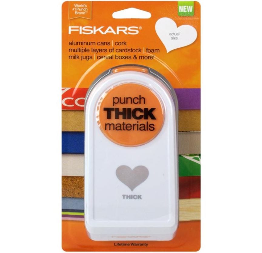Fiskars Punch Thick Heart 1.5