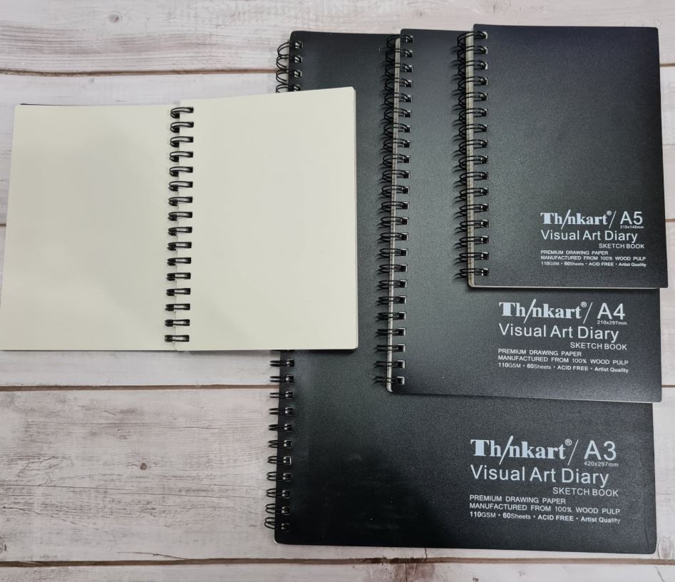 Thinkart Sketch Book Premium Drawing Paper 60 Sheets