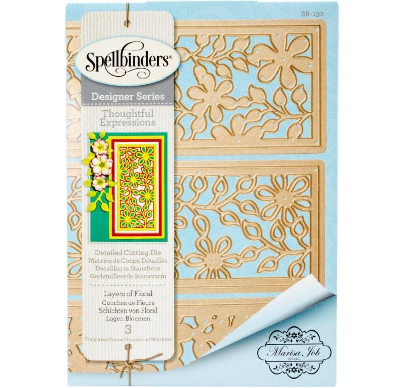 Spellbinders Layers Of Flowers - Thoughtful Expressions Shapeabilities Dies By Marisa Job