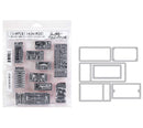 Sizzix Ticket Booth Cling Stamps and Dies Tim Holtz Stampers Anonymous