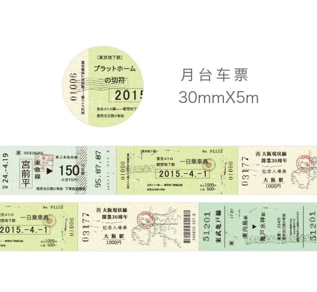 Simno Ticket Tapes Collection