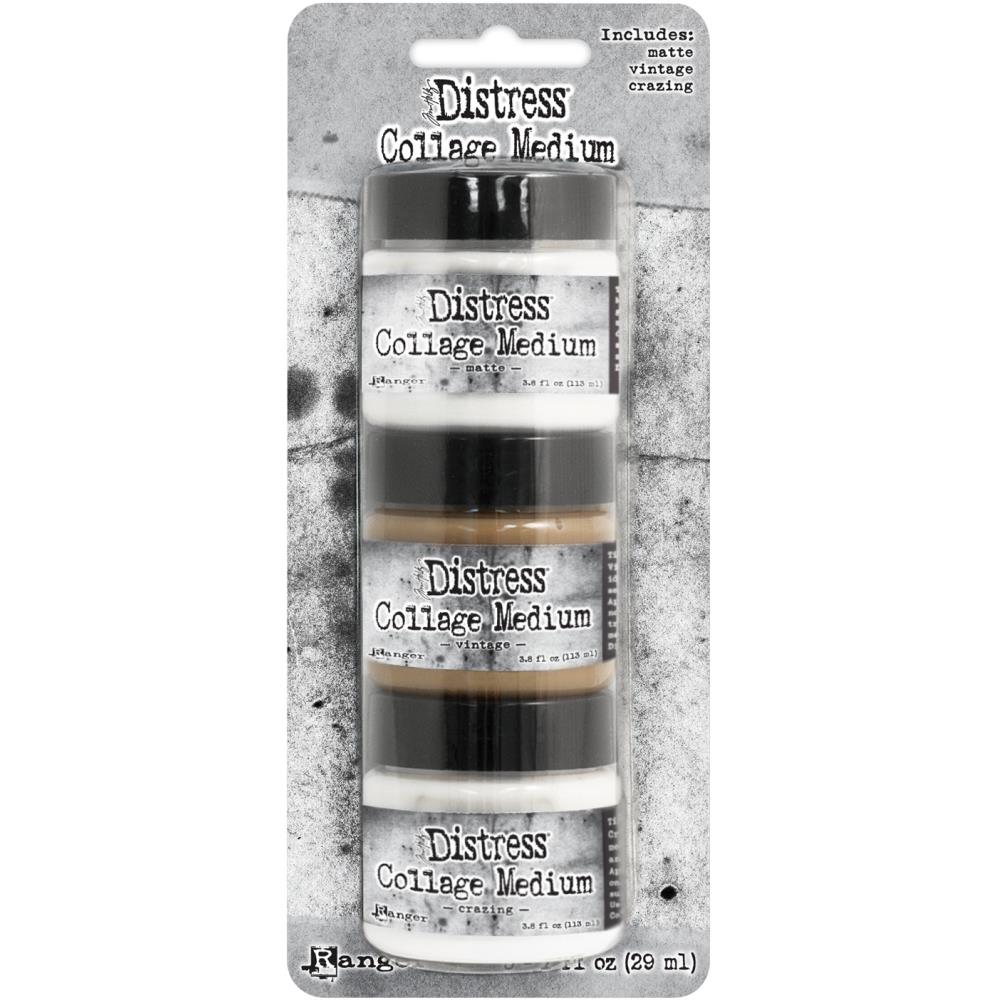 Ranger Tim Holtz Distress Collage Mini Mediums 1oz 3/Pkg