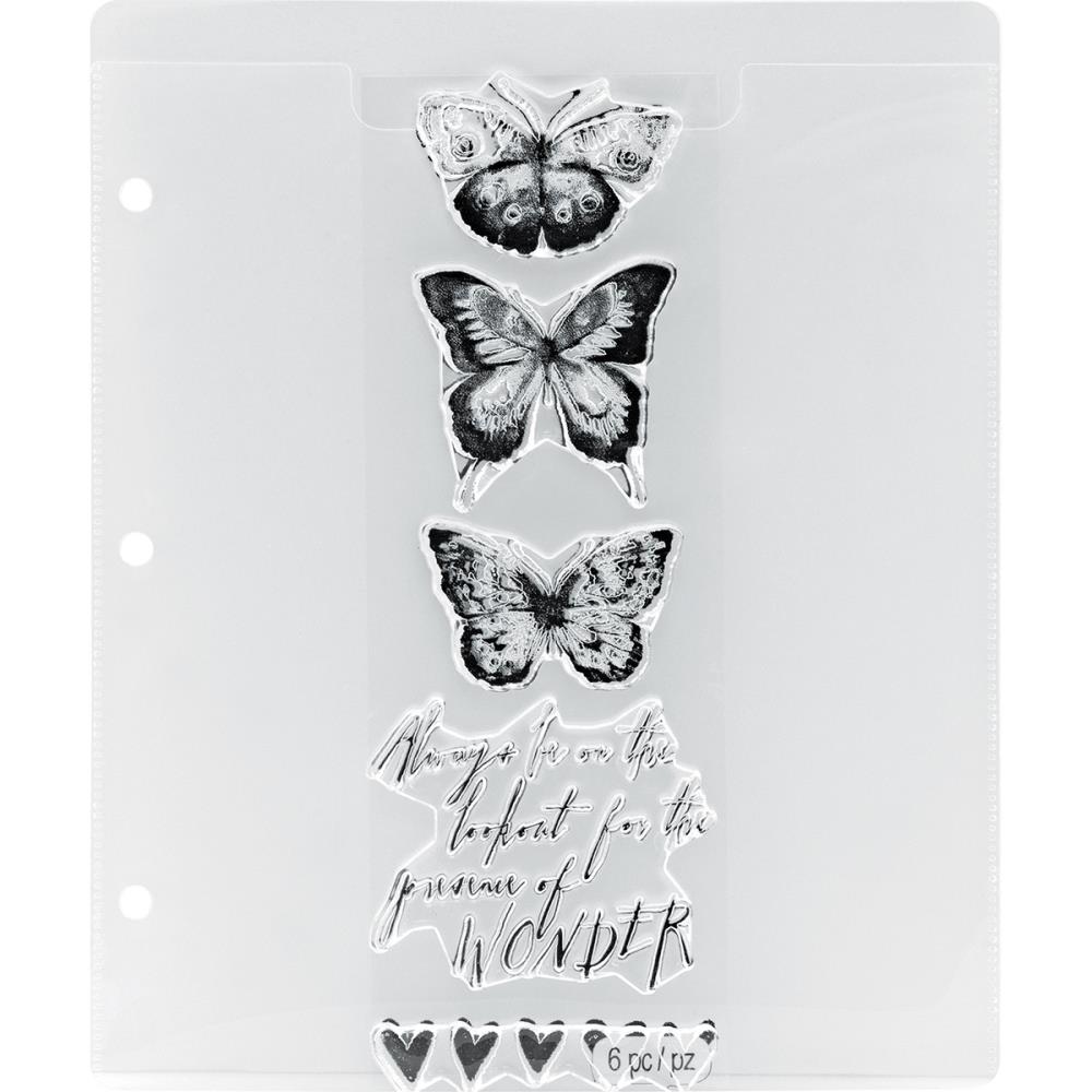 Tim Holtz Storage Studios Stamp Storage Binder Refills 8/Pkg