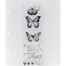 Tim Holtz Storage Studios Stamp Storage Binder Refills 8/Pkg