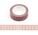 Vintage Time Washi Tape 15mm x 10m