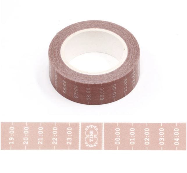 Vintage Time Washi Tape 15mm x 10m