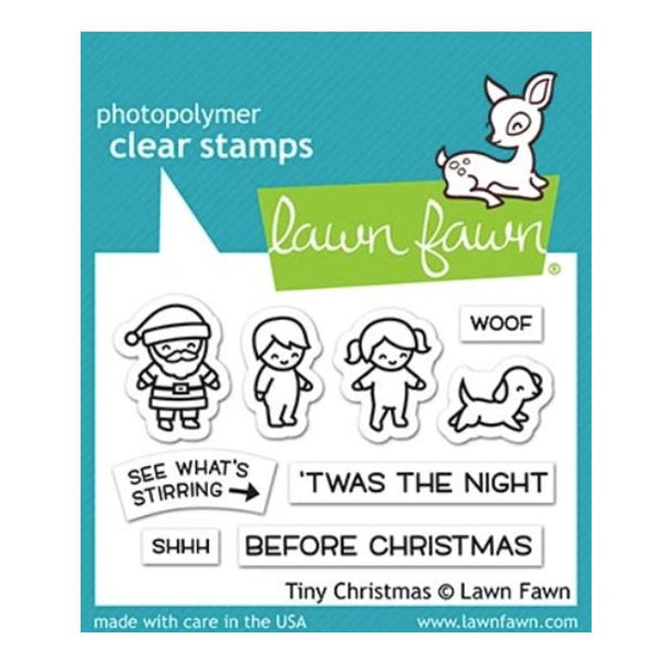 Lawn Fawn Tiny Christmas Clear Stamps 2" x 3"