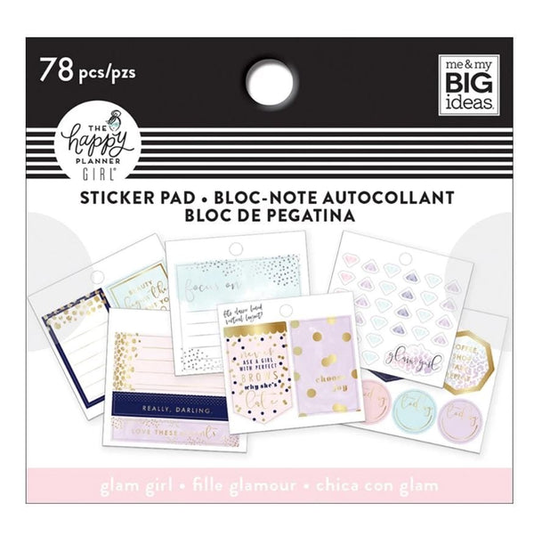 Me and My Big Ideas Glam Girl Tiny Stickers Pad - Happy Planner