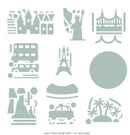 Sizzix Tiny Travel Globe Thinlits Die 10PK by Tim Holtz