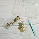 Tiny Trinket Case w/ 28 Compartments/ Desk Organizer