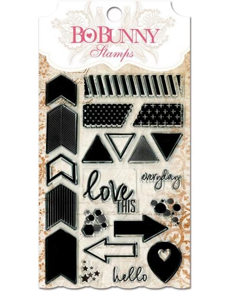 BoBunny To the Point Clear Stamps