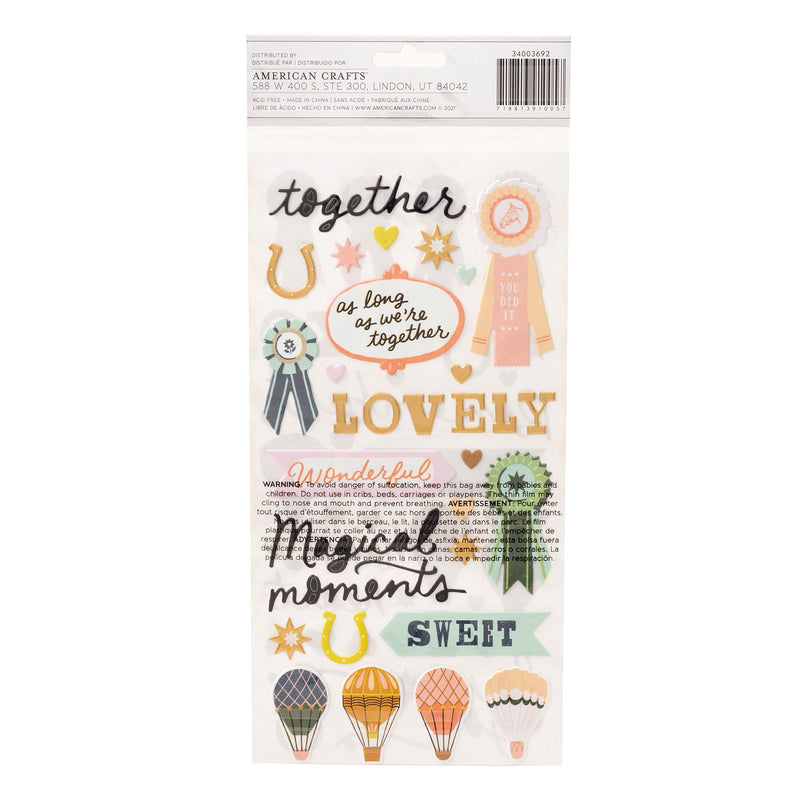 American Craft Maggie Holmes Together Phrase Thickers (78 Pieces)