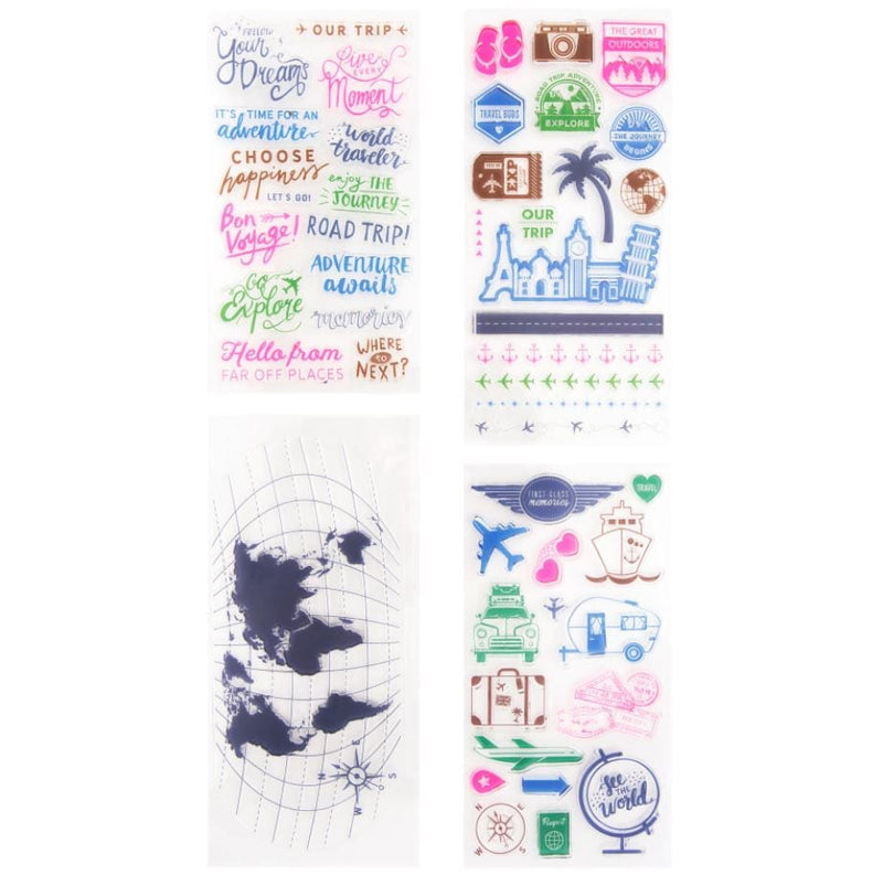 Travel Craft Smart Clear Stamp Set (4 Sheets)