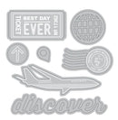 Recollections Travel Words & Icons Cut and Emboss Dies