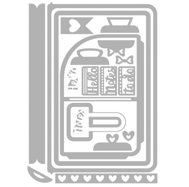 Sizzix Traveler's Notebook Inserts Thinlits Dies By Katelyn Lizardi
