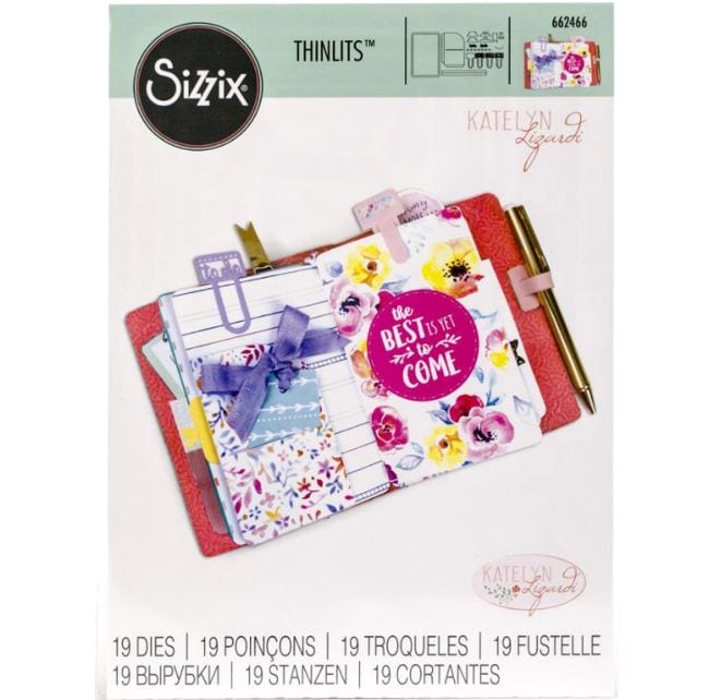 Sizzix Traveler's Notebook Inserts Thinlits Dies By Katelyn Lizardi