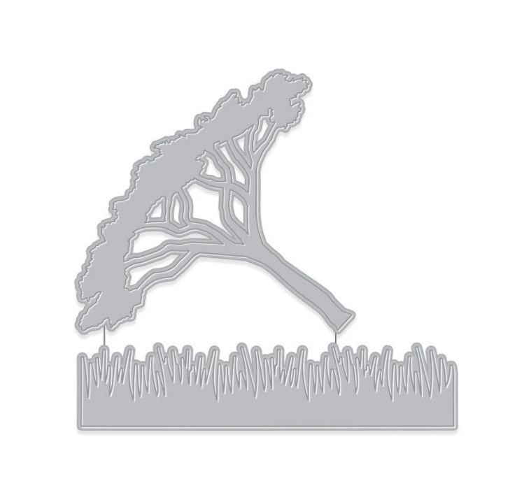 Hero Arts Tree and Grasses DI399
