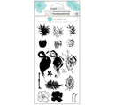 Hampton Art Tropical Flamingo Layering Clear Stamps Set