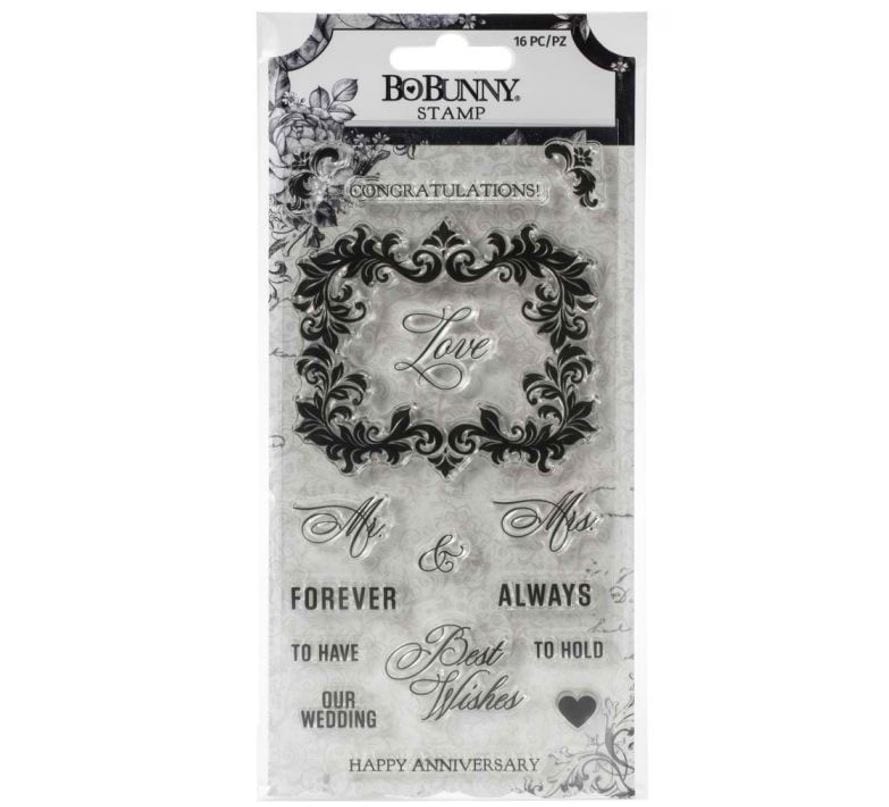 BoBunny Tuxedos and Tiaras Stamps 4" x 6"