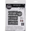 Sizzix Typewriter 3-D Texture Fades Embossing Folder By Tim Holtz