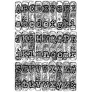 Sizzix Typewriter 3-D Texture Fades Embossing Folder By Tim Holtz