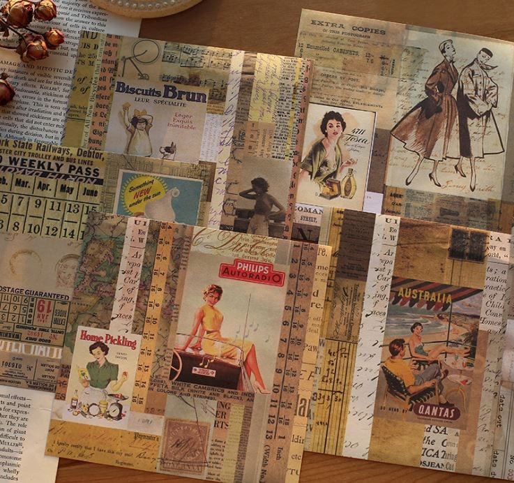 Candy Poetry Yesterday Once More Uncut Sticker Sheets - 12 Sheets