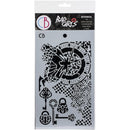 Ciao Bella Bad Girls Unstoppable Texture Stencil 5"X8"