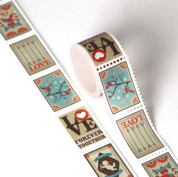 Fun Valentine Theme Perforated Washi Tape 25mm x 3m