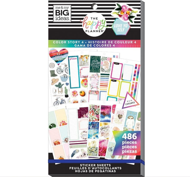 Me and My Big Ideas Color Story Happy Planner Value Pack Stickers