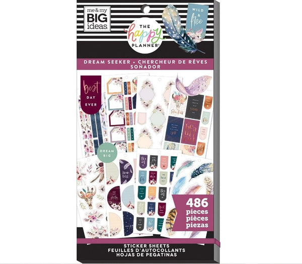 Me and My Big Ideas Dream Seeker Happy Planner Value Pack Stickers