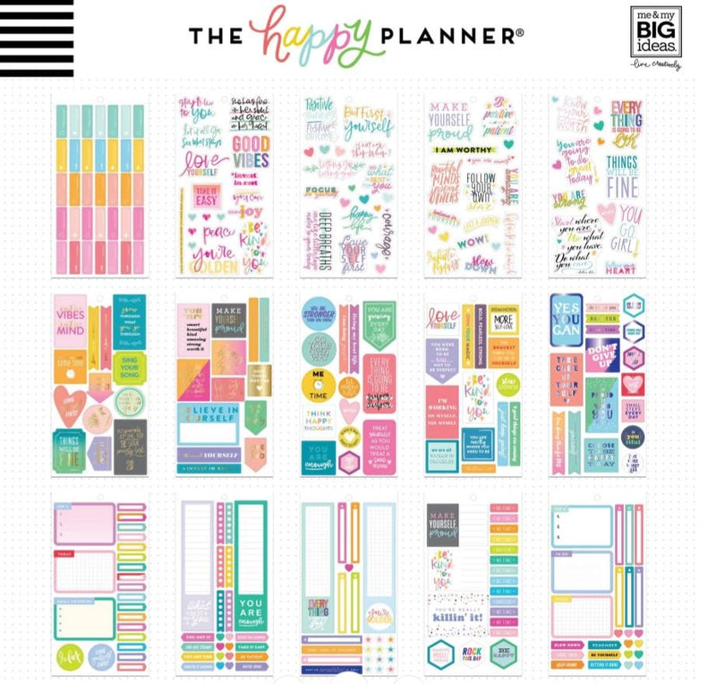 Me and My Big Ideas Encouragement Happy Planner Value Pack Stickers 861 Stickers