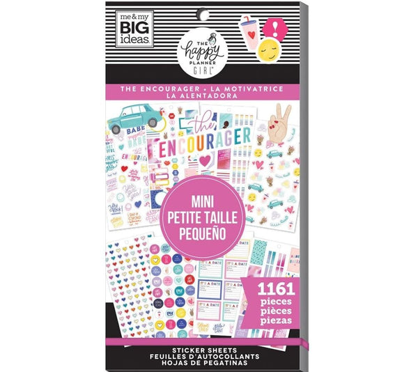 Me and My Big Ideas Encourager Mini Happy Planner Value Pack Stickers