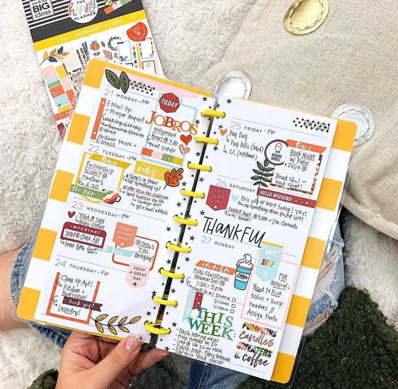 Me and My Big Ideas Fall Happy Planner Value Pack Stickers