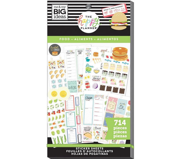 Me and My Big Ideas Food Happy Planner Value Pack Stickers