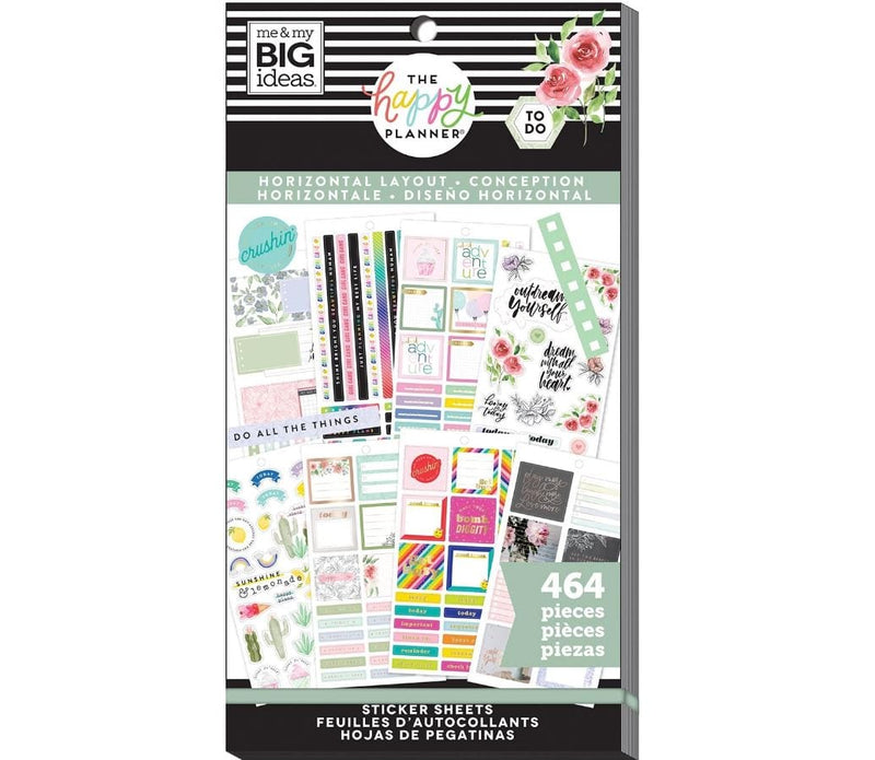Me and My Big Ideas Hoizontal Happy Planner Value Pack Stickers