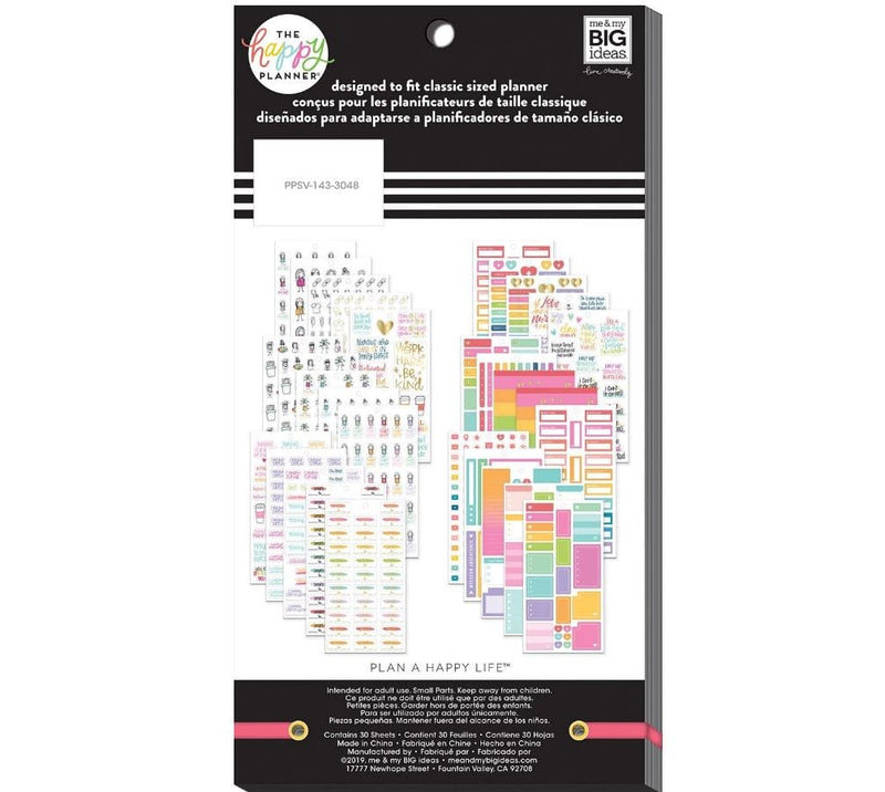 Me and My Big Ideas Nurse Happy Planner Value Pack Stickers 1078 Stickers