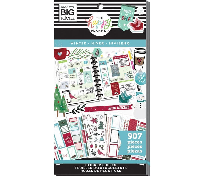 Me and My Big Ideas Winter Happy Planner Value Pack Stickers