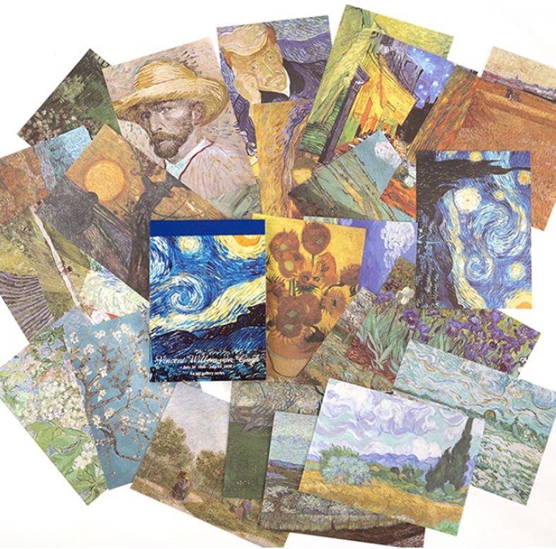 Famous Paintings Art Gallery Series Paper Pad