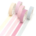 Simno Macarons Solid Color Masking Tape Sets