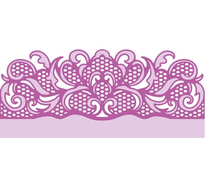 Crafter's Companion Venetian Scrolls - Gemini Lace Edge'ables Metal Dies