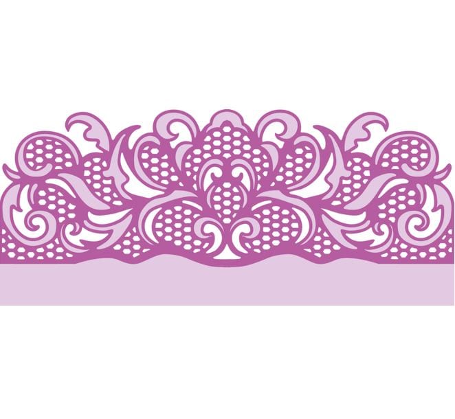 Crafter's Companion Venetian Scrolls - Gemini Lace Edge'ables Metal Dies