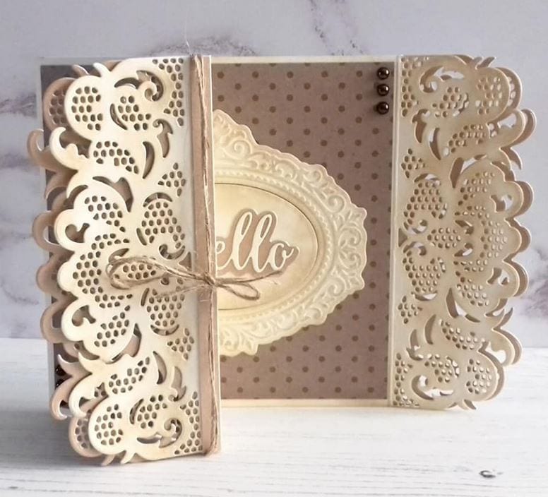 Crafter's Companion Venetian Scrolls - Gemini Lace Edge'ables Metal Dies