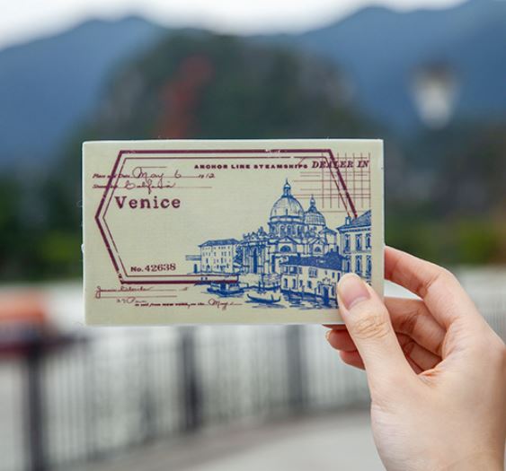 Infeel.me Notes of the Old City Foam Stamps / Cling Stamps
