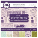 MultiCraft Vintage 3 Single-Sided Paper Pad 6"X6" 30/Pkg