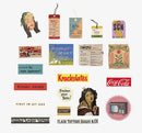 MoCard Vintage Americana Retro Sticker Flakes Sets