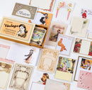 MoCard Vintage Labels Sticker Flakes in a Matchbox